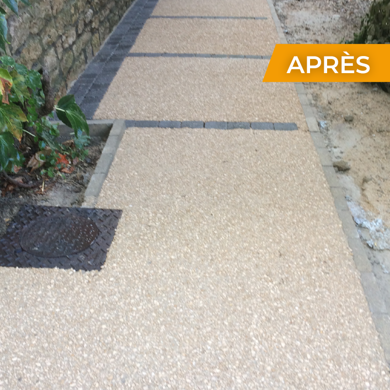 Béton désactivé : prix au m2